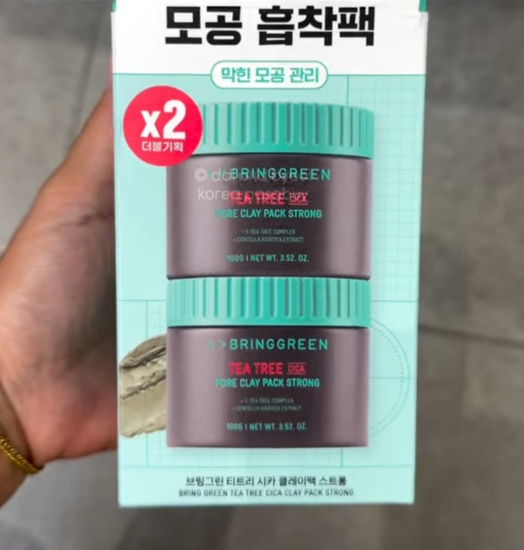 [OLIVEYOUNG] BRINGGREEN Clay Pack x2