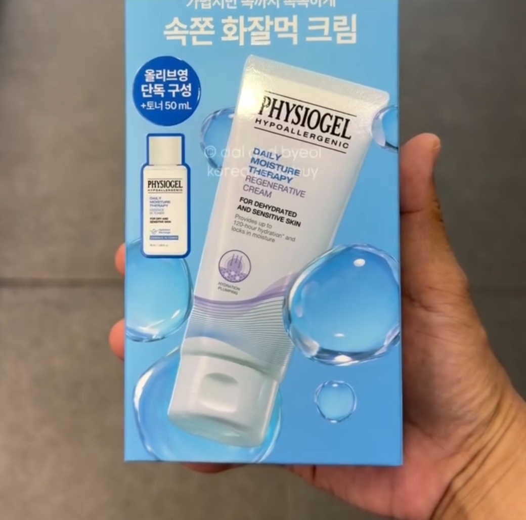 [OLIVEYOUNG] PHYSIOGEL DMT Regenerative Cream 100ml+Toner