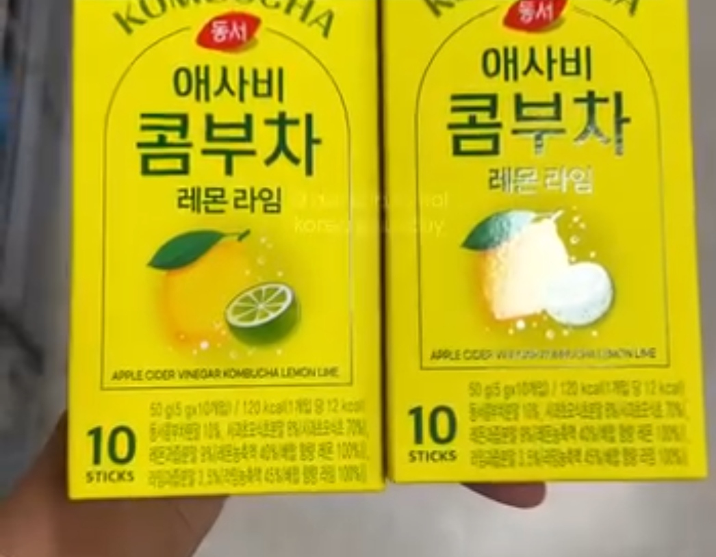 [E-MART] KOMBUCHA Apple Cider Vinegar Kombucha x2 Lemon Lime