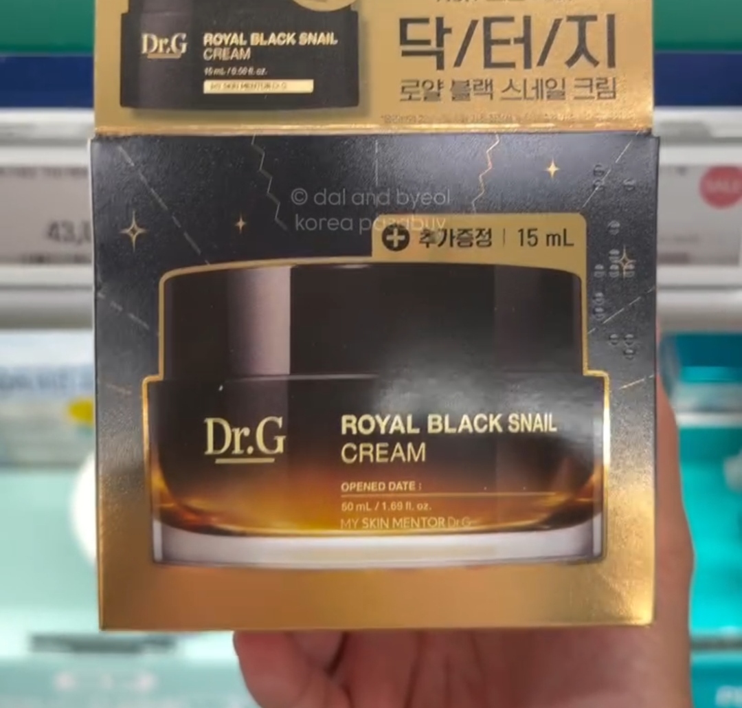 [OLIVEYOUNG] DR.G Royal Black Snail Cream 50ml + 15ml