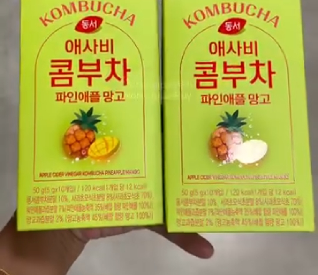 [E-MART] KOMBUCHA Apple Cider Vinegar Kombucha x2 Pineapple Mango