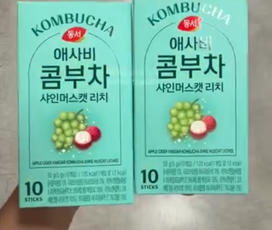 [E-MART] KOMBUCHA Apple Cider Vinegar Kombucha x2 Shine Muscat Lychee