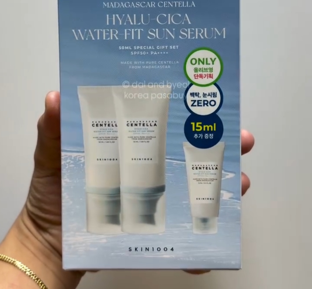 [OLIVEYOUNG] SKIN1004 Hyalu-Cica Water Fit Serum 5oml x2 +fb