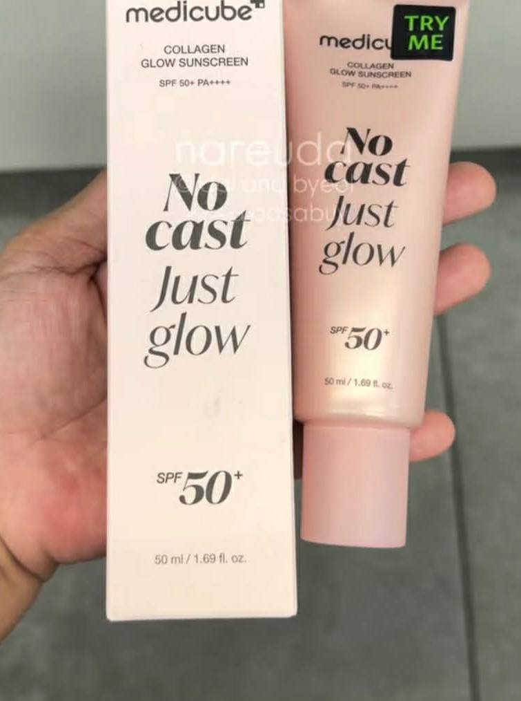 [OLIVEYOUNG] MEDICUBE No Cast Just Glow Sunscreen 50ml