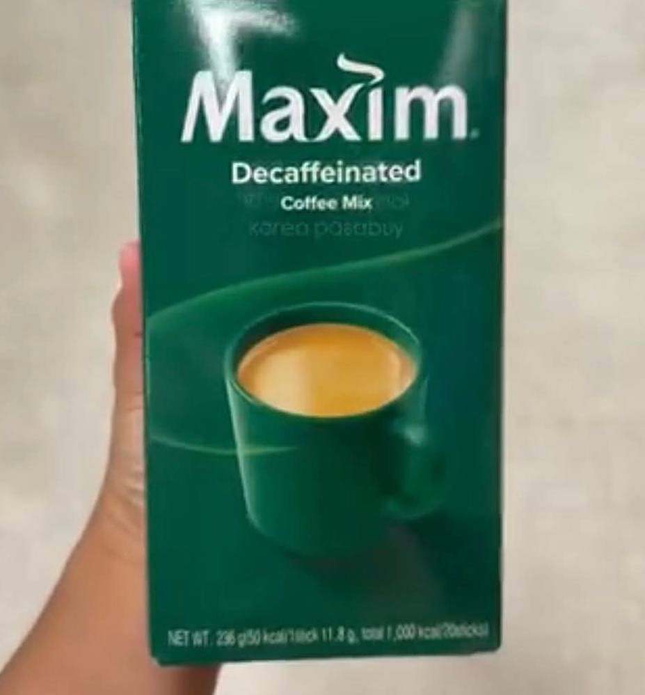 [E-MART] MAXIM Decaffeinated Coffee Mix 20 Sticks