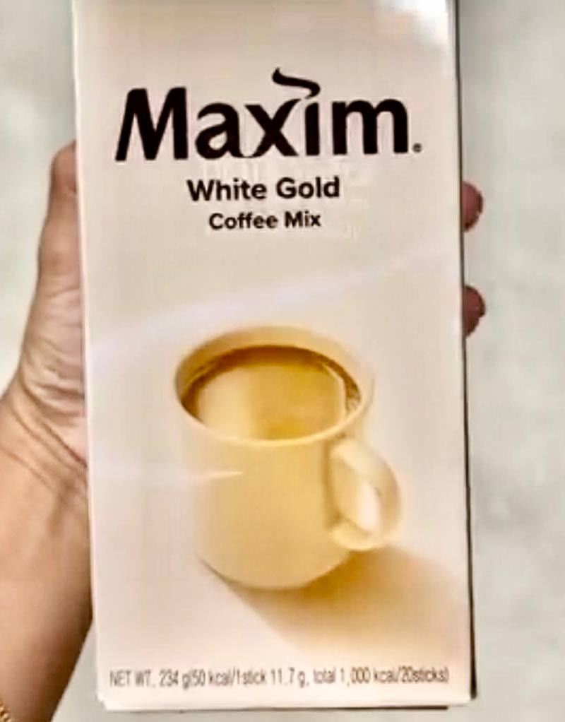 [E-MART] MAXIM White Gold Coffee Mix 20 Sticks