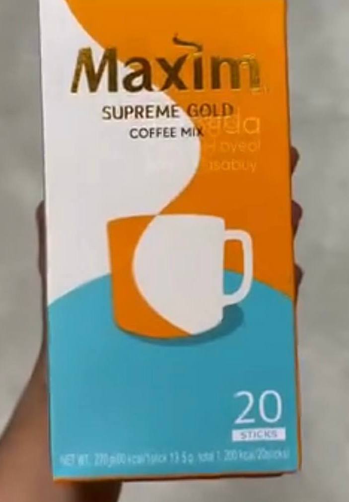 [E-MART] MAXIM Supreme Gold Coffee Mix 20 Sticks