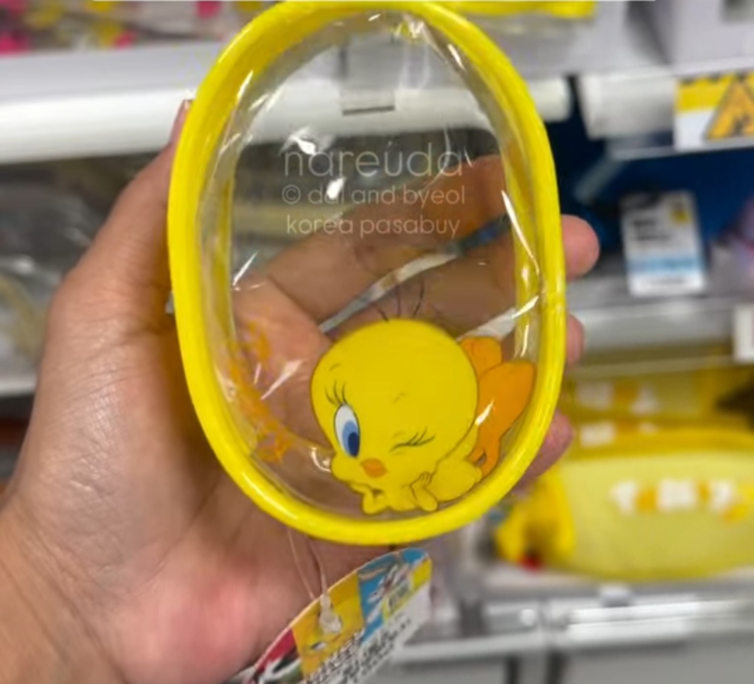 [DAISO] TWEETYBIRD Mini Transparent Pouch