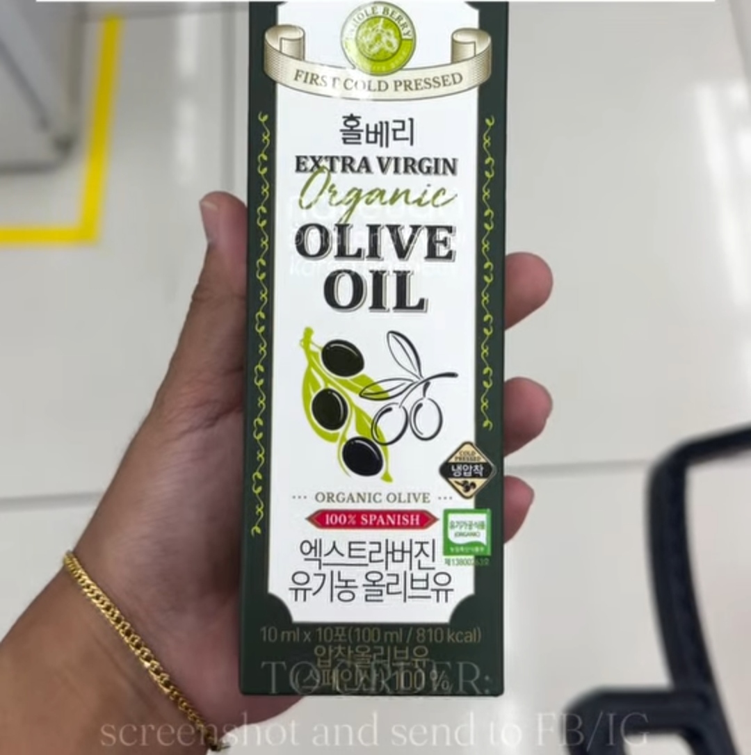 [DAISO] WHOLEBERRY-Organic Olive Oil 10ml x10pcs