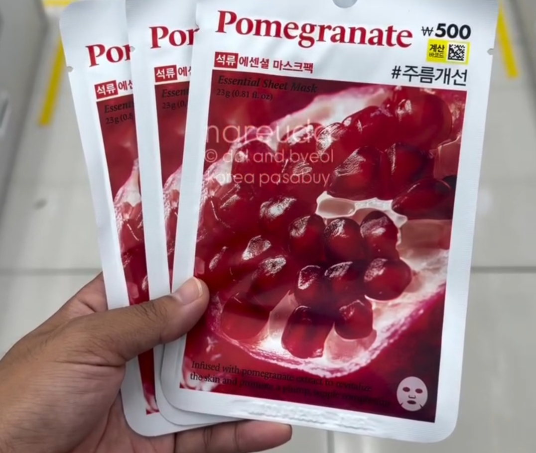 [DAISO] Pomegranate Mask Sheet 1sheet