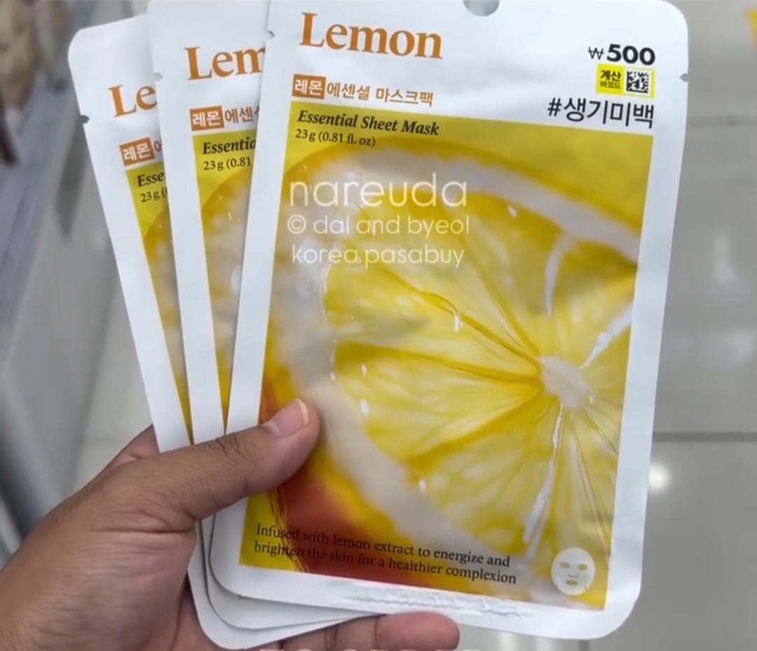 [DAISO] Lemon Mask Sheet 1sheet