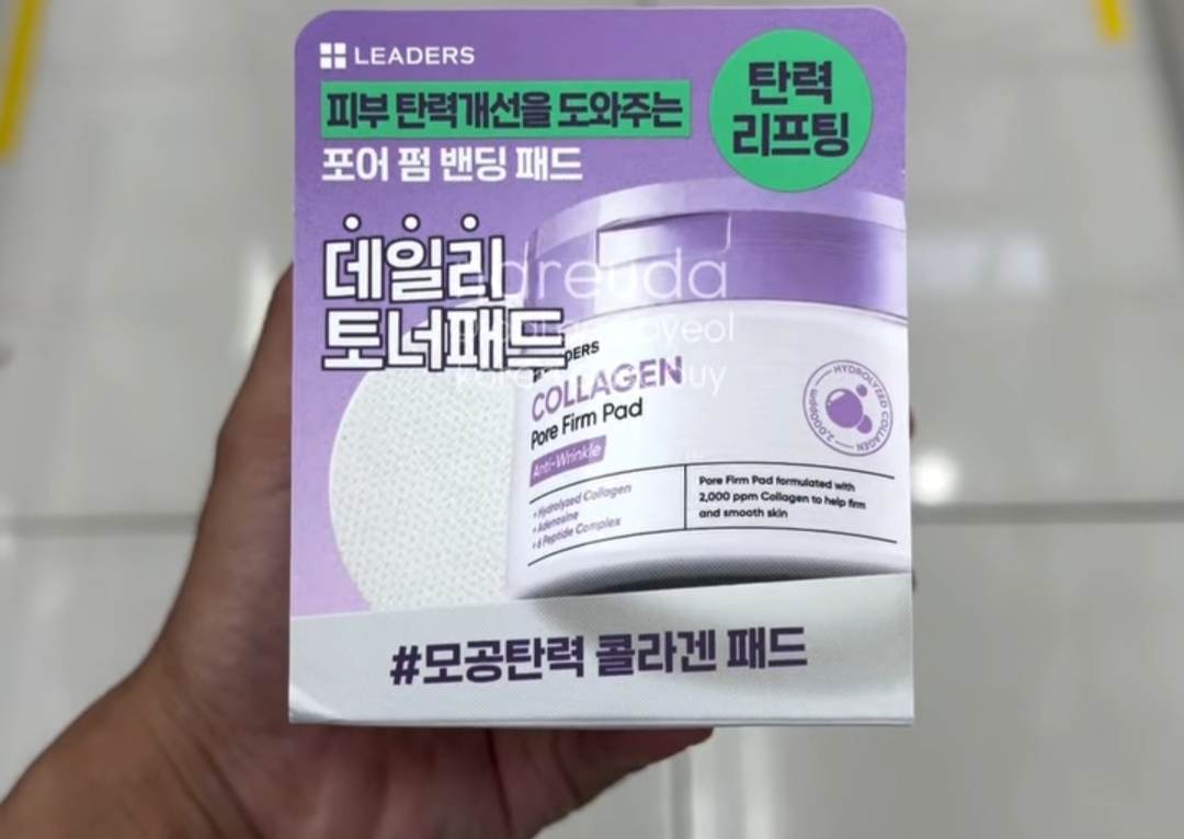 [DAISO] LEADERS Collagen Pore Pad 60pads
