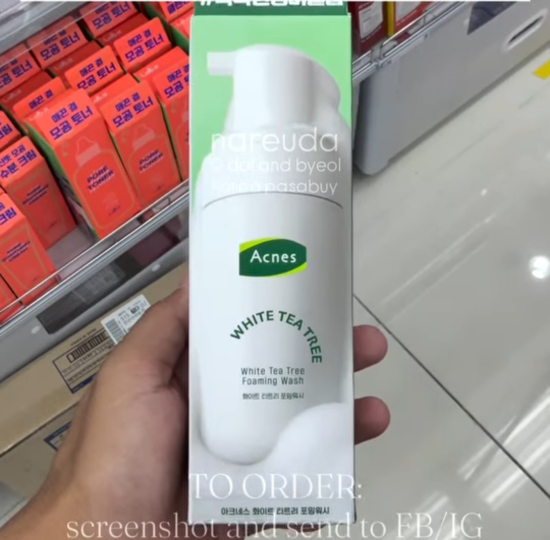 [DAISO] ACNES Tea Tree Foaming Wash 100ml