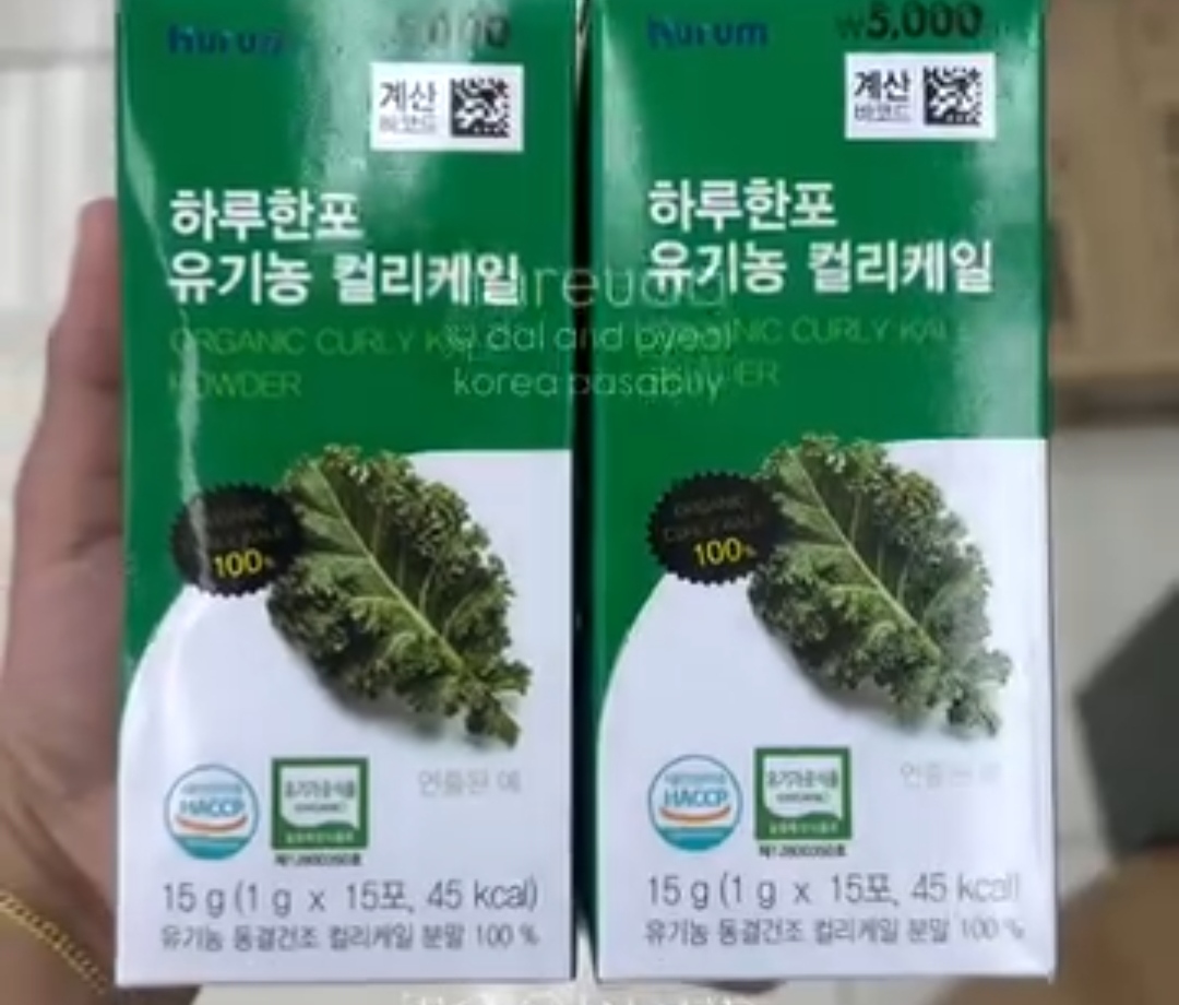 [DAISO] HURUM Curly Kale Powder 15sticks