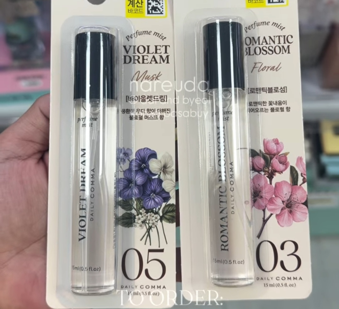 [DAISO] DAILYCOMMA Perfume Mist Romantic Blossom 03 15ml