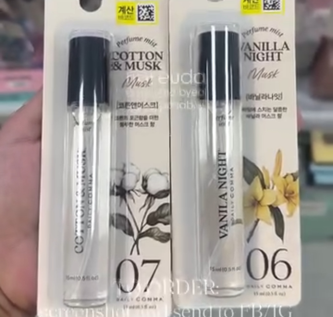 [DAISO] DAILYCOMMA Perfume Mist Vanilla Night 06 15ml