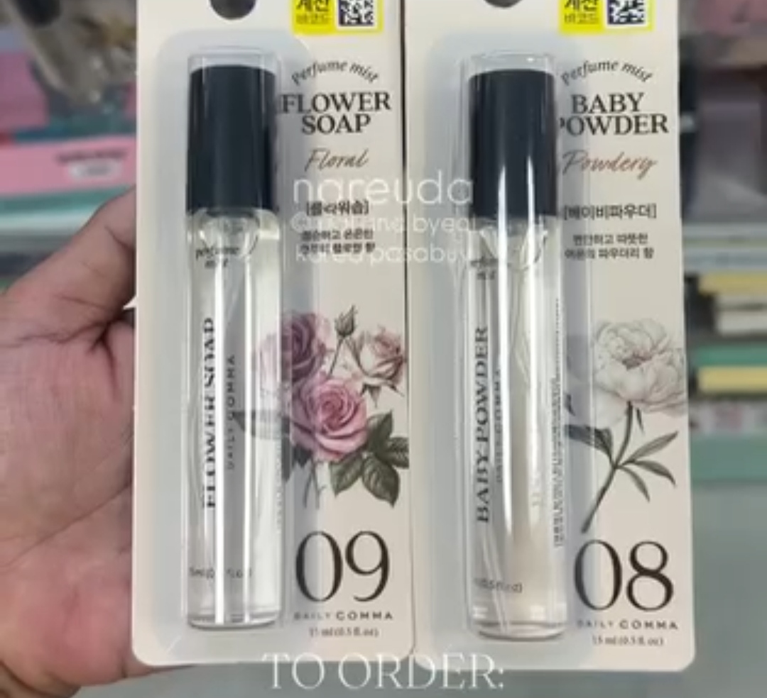 [DAISO] DAILYCOMMA Perfume Mist Baby Powder 08 15ml