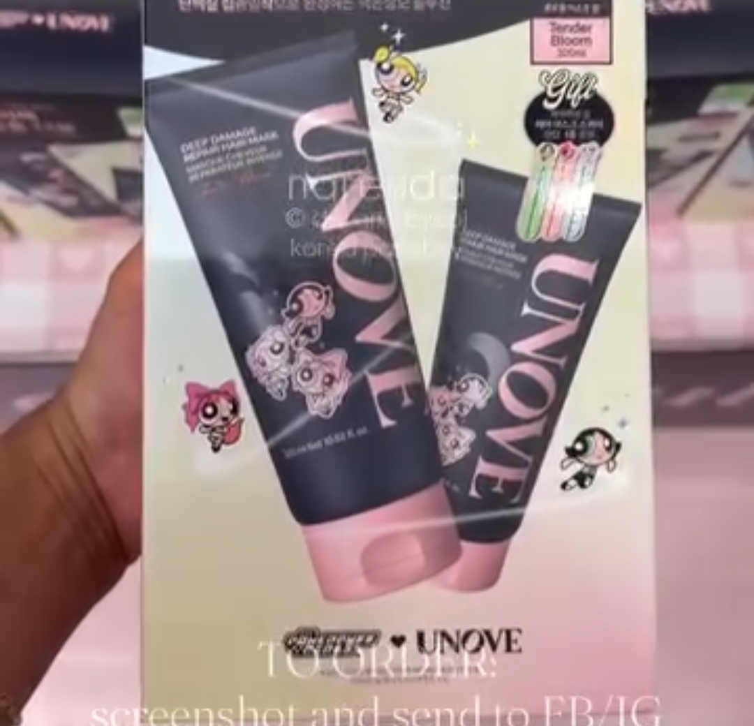 [OLIVEYOUNG] UNOVE Hair Mask 320ml x2
