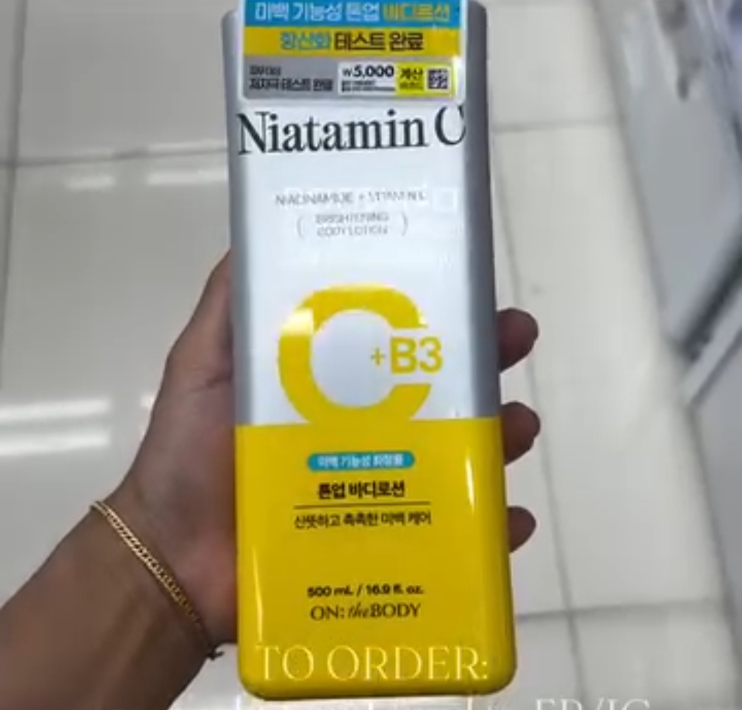 [DAISO] ONTHEBODY Niatamin C Lotion 500ml