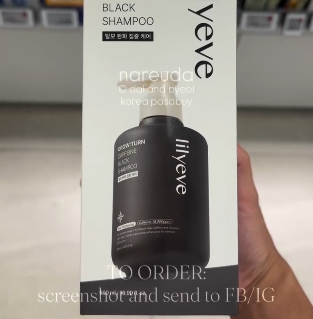 [OLIVEYOUNG] LILYEVE Black Shampoo 500ml