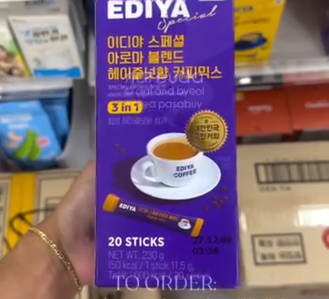 [DAISO] EDIYA Special Hazelnut Blend 20sticks