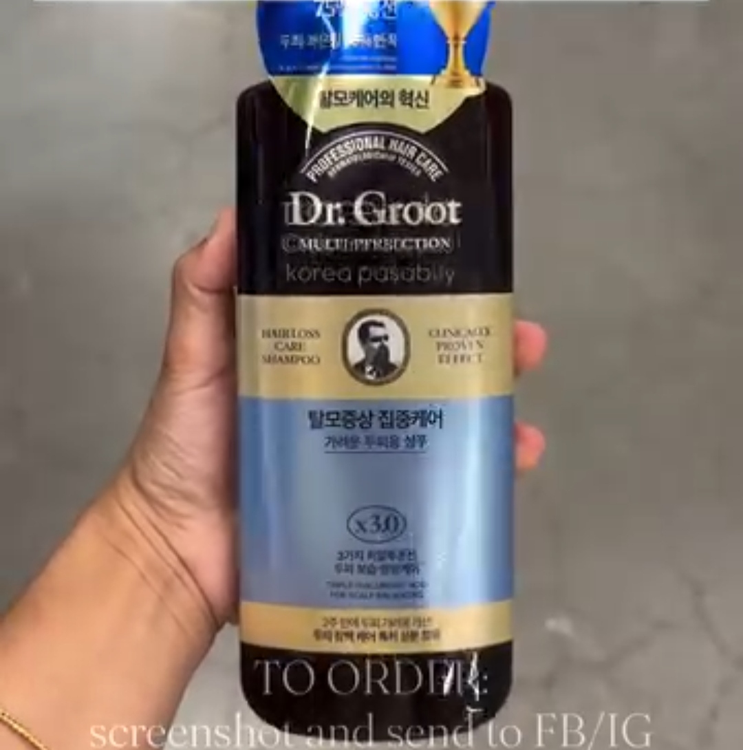 [E-MART] DR.GROOT Hair Loss Shampoo x3.0 400ml