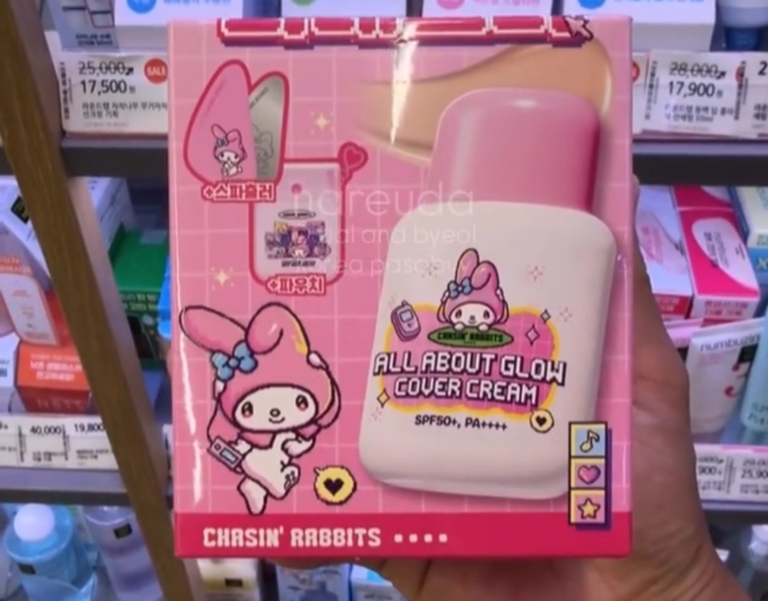 [OLIVEYOUNG] CHASINRABBITS Glow Cream Sanrio +fb