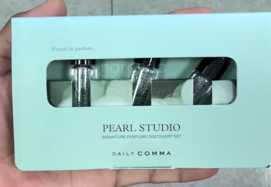 [DAISO] DAILYCOMMA Perfume Pearl Studio Set 3.3ml x3