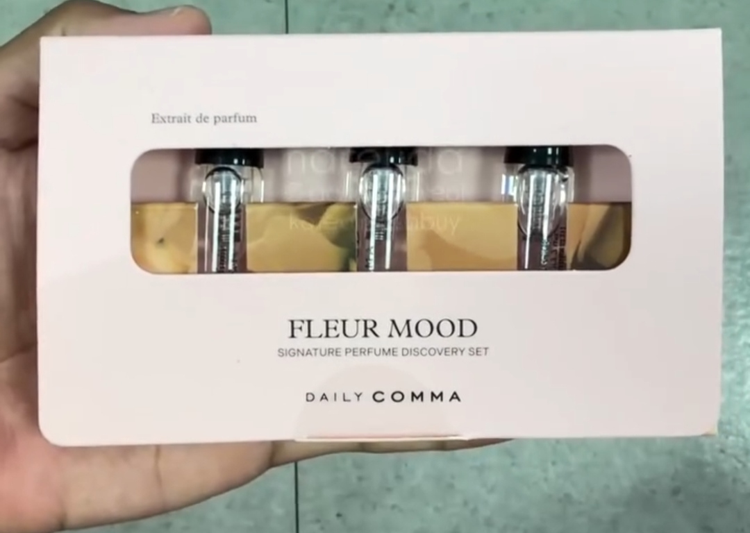 [DAISO] DAILYCOMMA Perfume Fleur Mood  Set 3.3ml x3