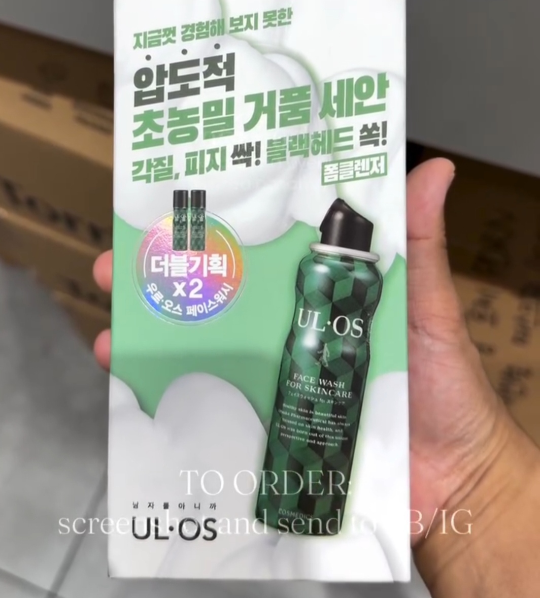 [OLIVEYOUNG] ULOS Face Wash 100g x2