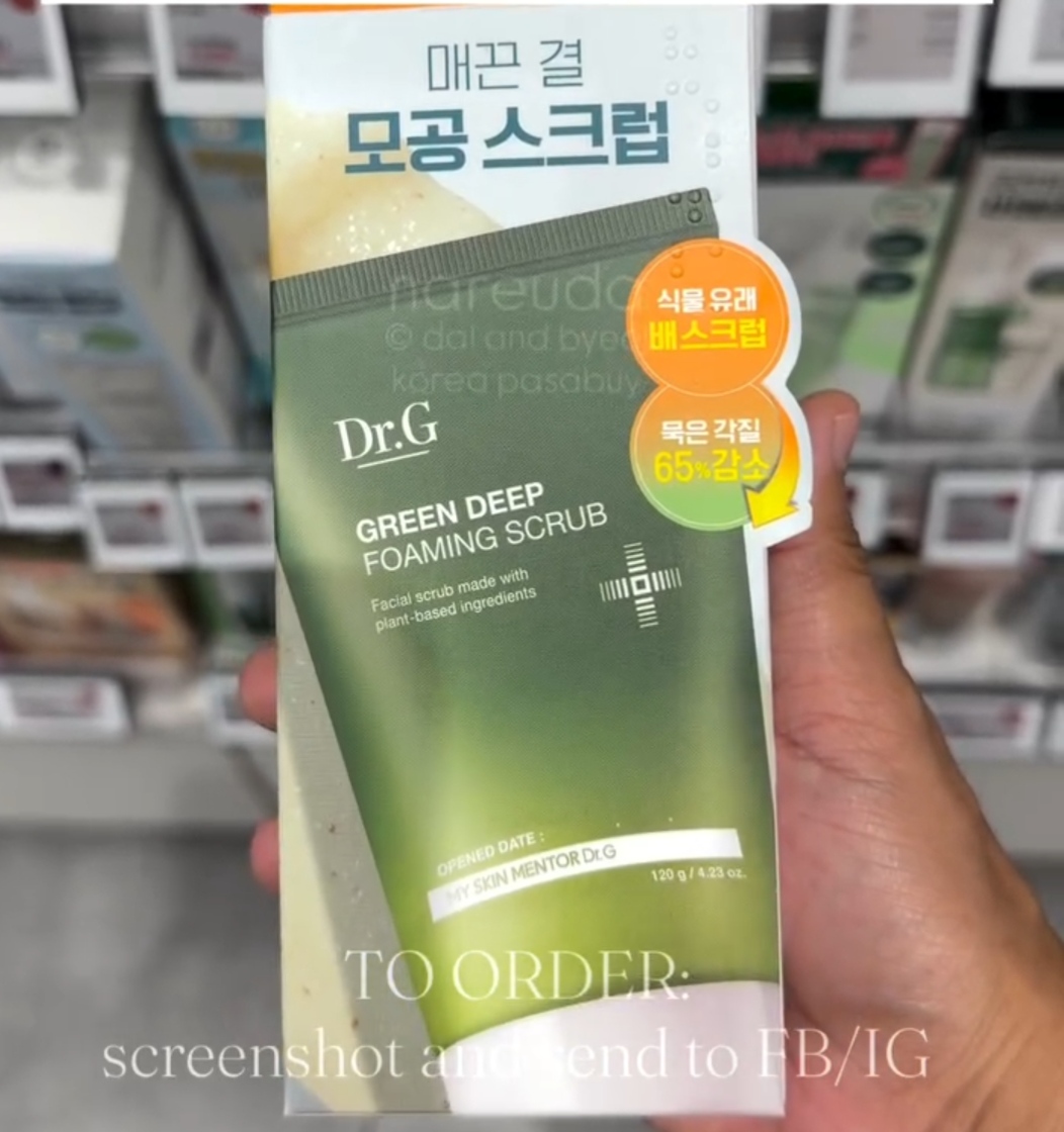 [OLIVEYOUNG] DR.G Deep Foaming Scrub 120g