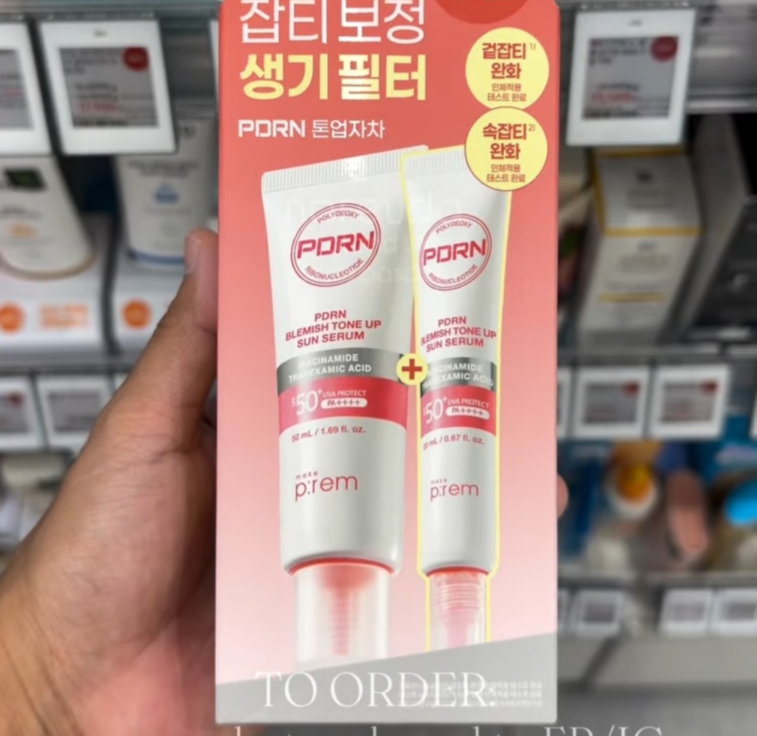 [OLIVEYOUNG] MAKEPREM Tone Up Sun Serum 50ml +fb