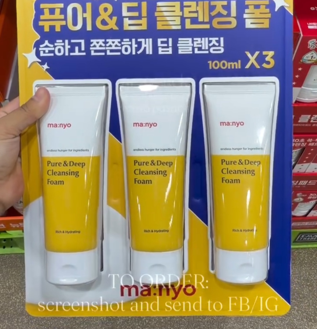 [CC] MANYO Cleansing Foam 100ml x3