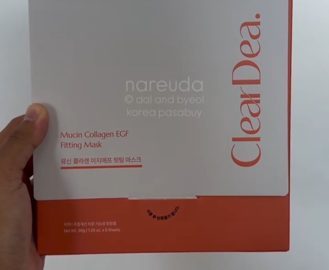 [CC] CLEARDEA Mucin Collagen Fitting Mask 5sheets