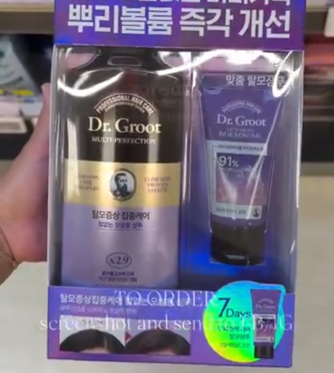 [E-MART] DR.GROOT Hair Loss Shampoo x2.9 400ml +fb