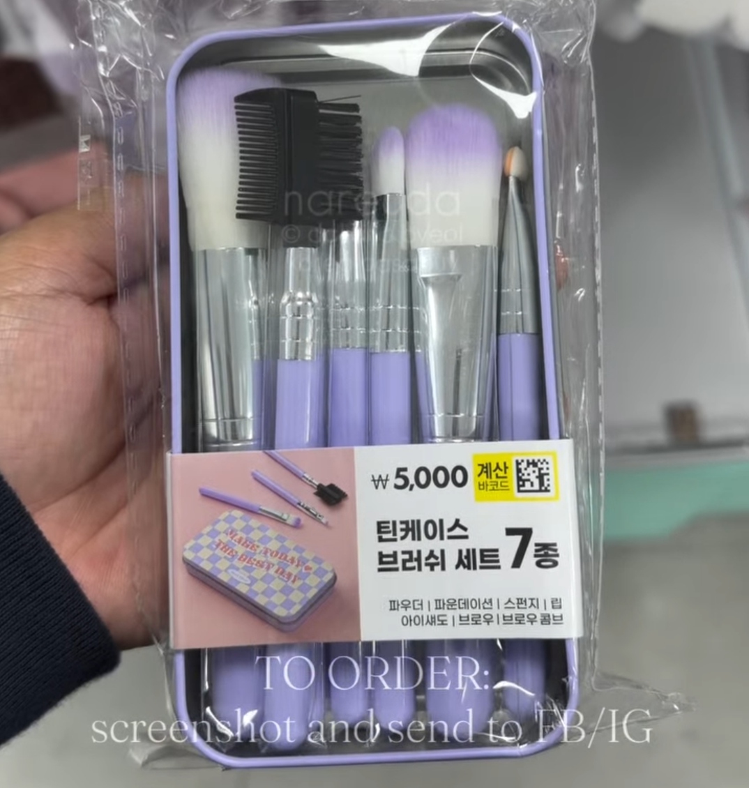 [DAISO] Tin Can Brush Set
