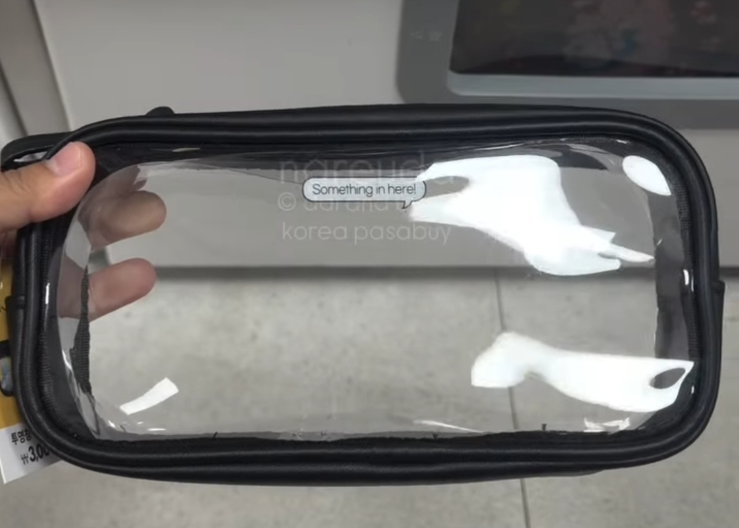 [DAISO] Transparent Pouch