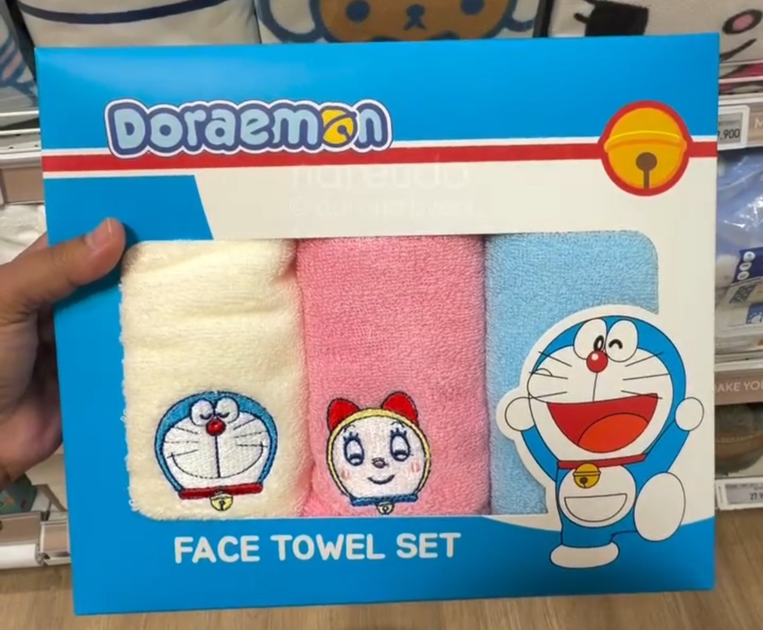 [EMART] DORAEMON Face Towel Set