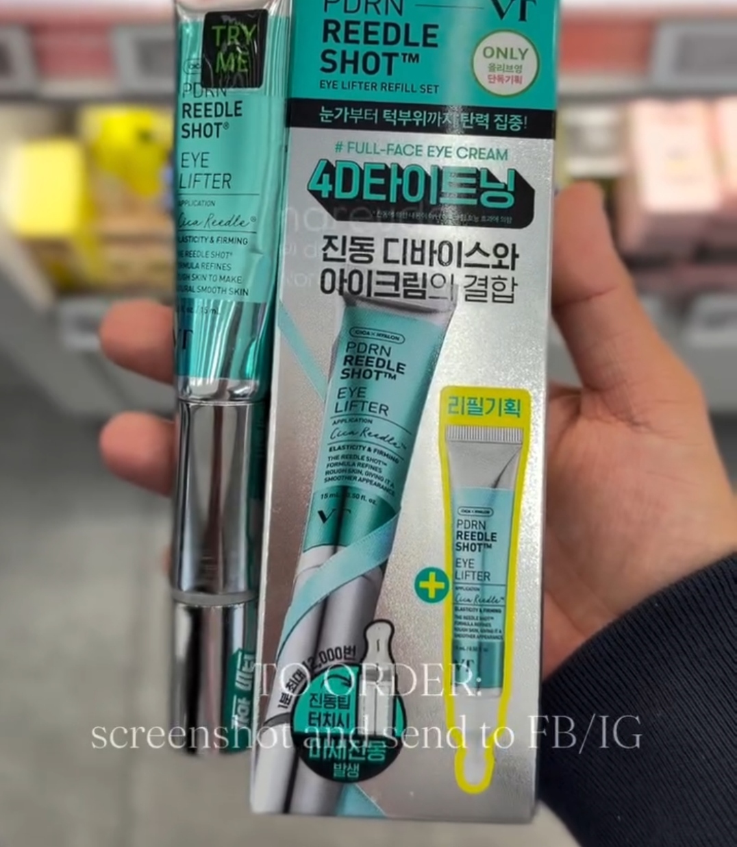 [OLIVEYOUNG] VT Eye Lifter 15ml +refill