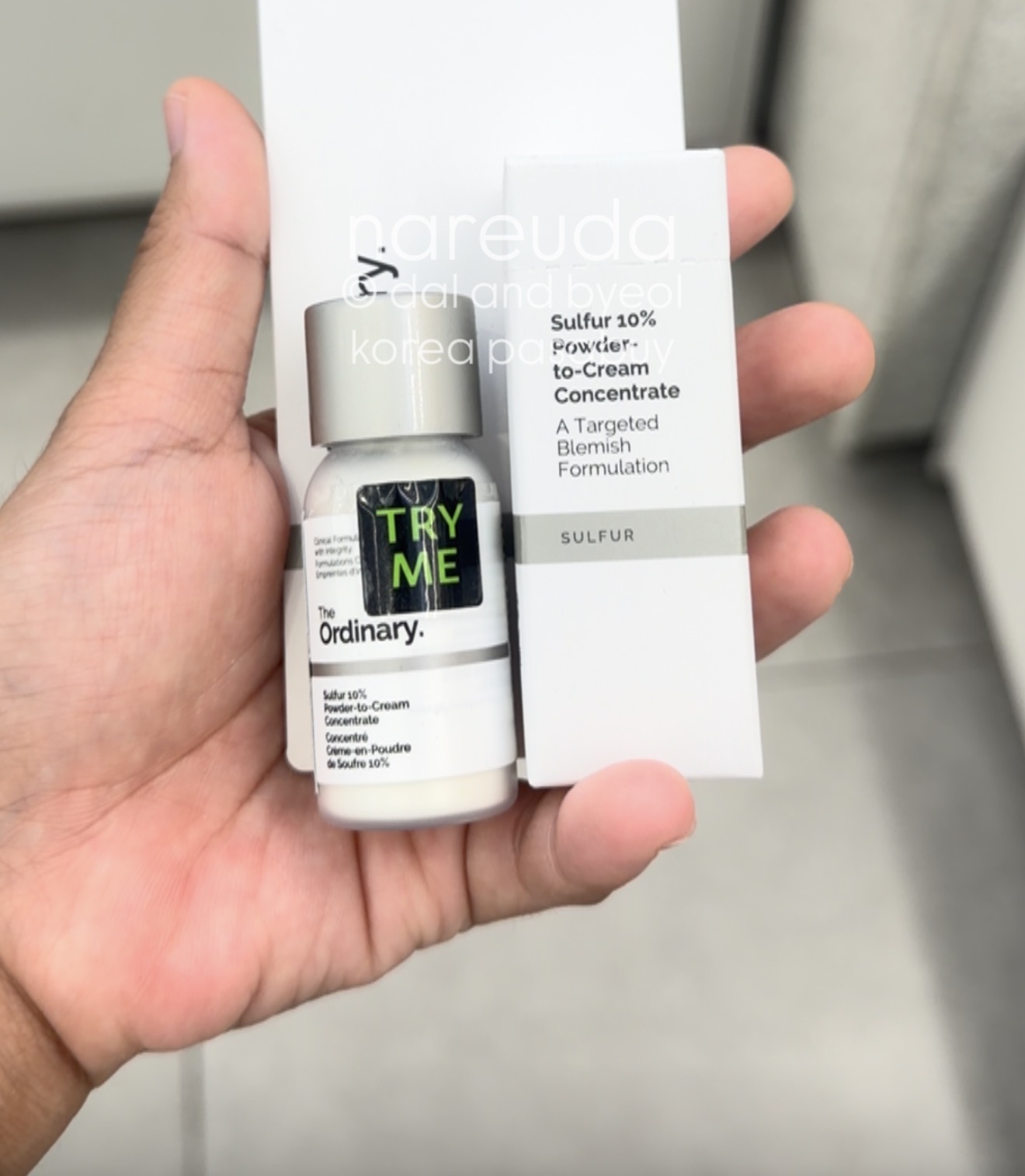 [OLIVEYOUNG] THEORDINARY Sulfur10% Powder to Cream 5g
