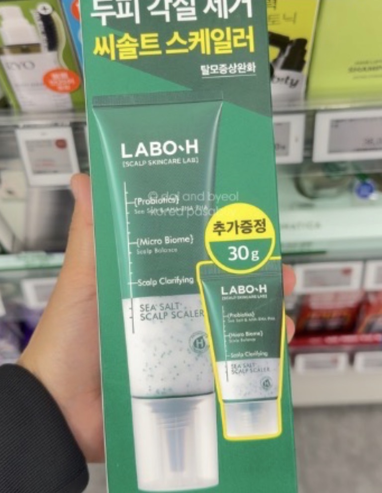 [OLIVEYOUNG] LABO H Sea Salt Scalp Scaler 208g