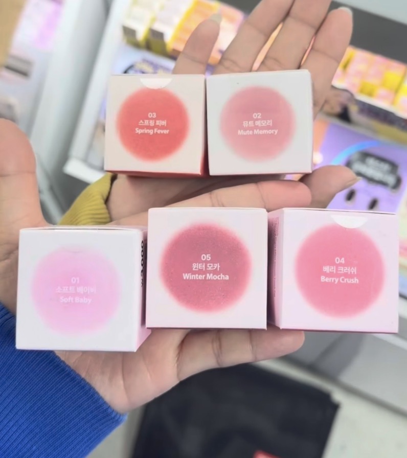 [DAISO] Milktouch Lip Touch Pot (Berry Crush)