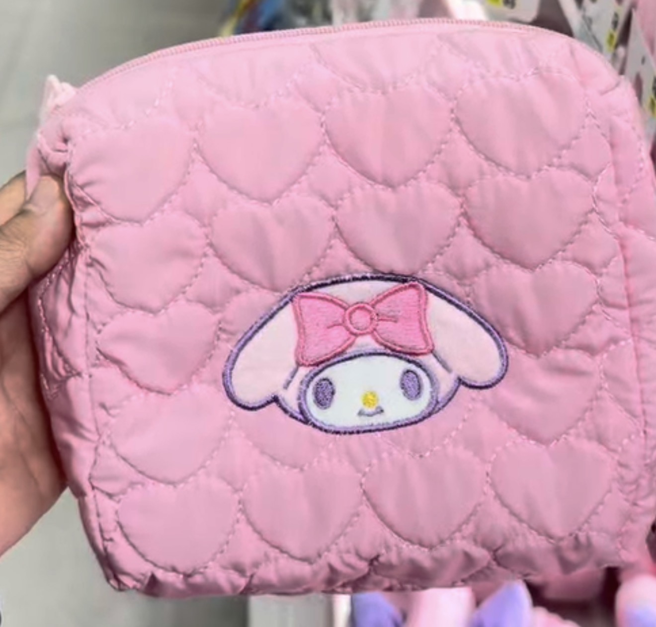 [DAISO] MY MELODY pink pouch