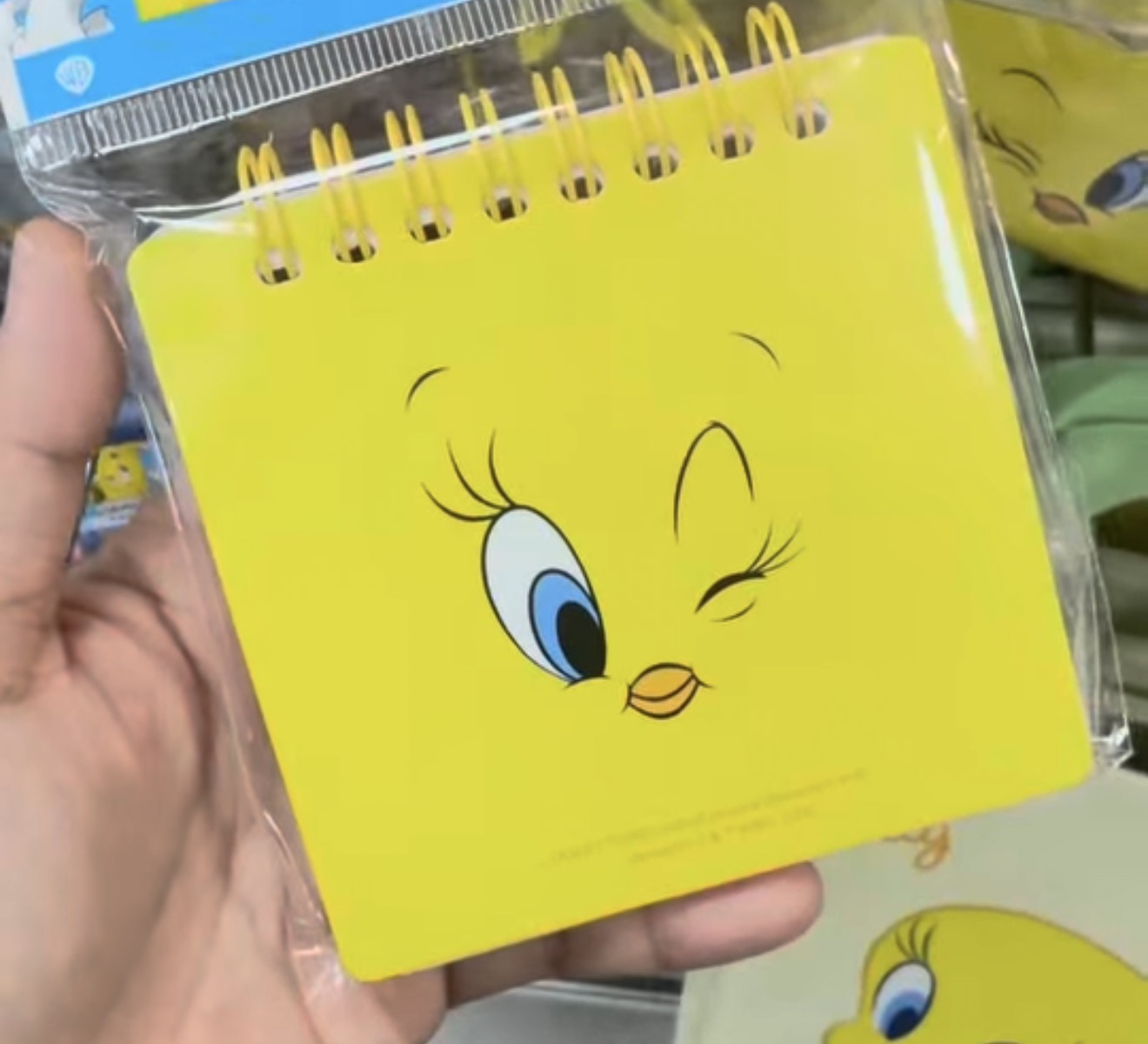 [DAISO] Tweety Bird Mini Notebook