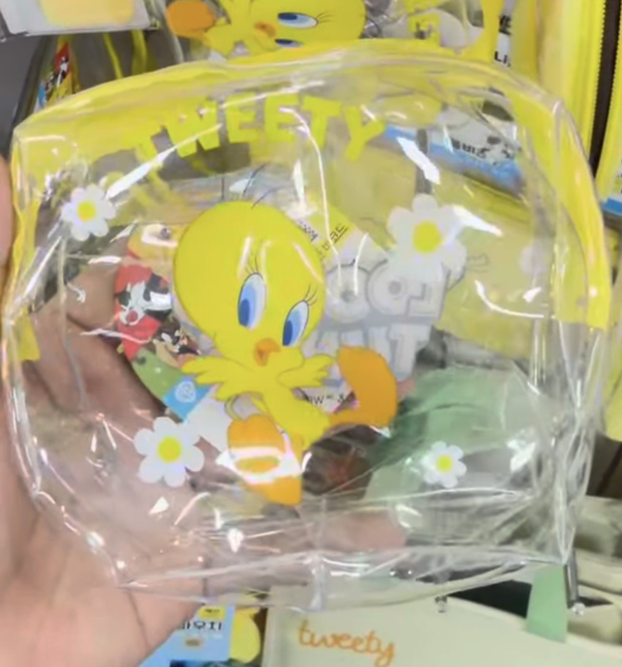[DAISO] Tweety Bird Pouch (small)
