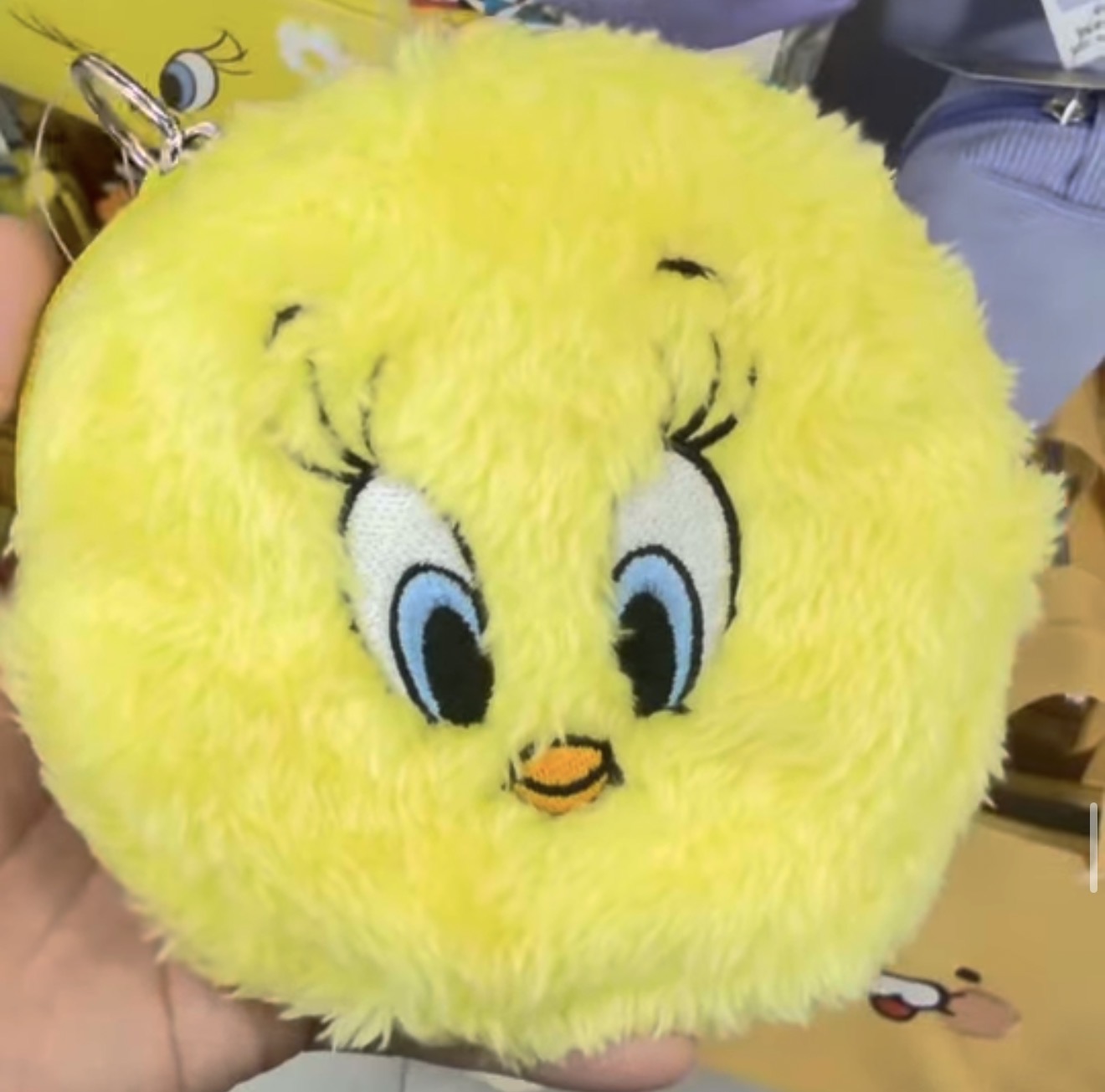 [DAISO] Tweety Bird Pouch (Face)