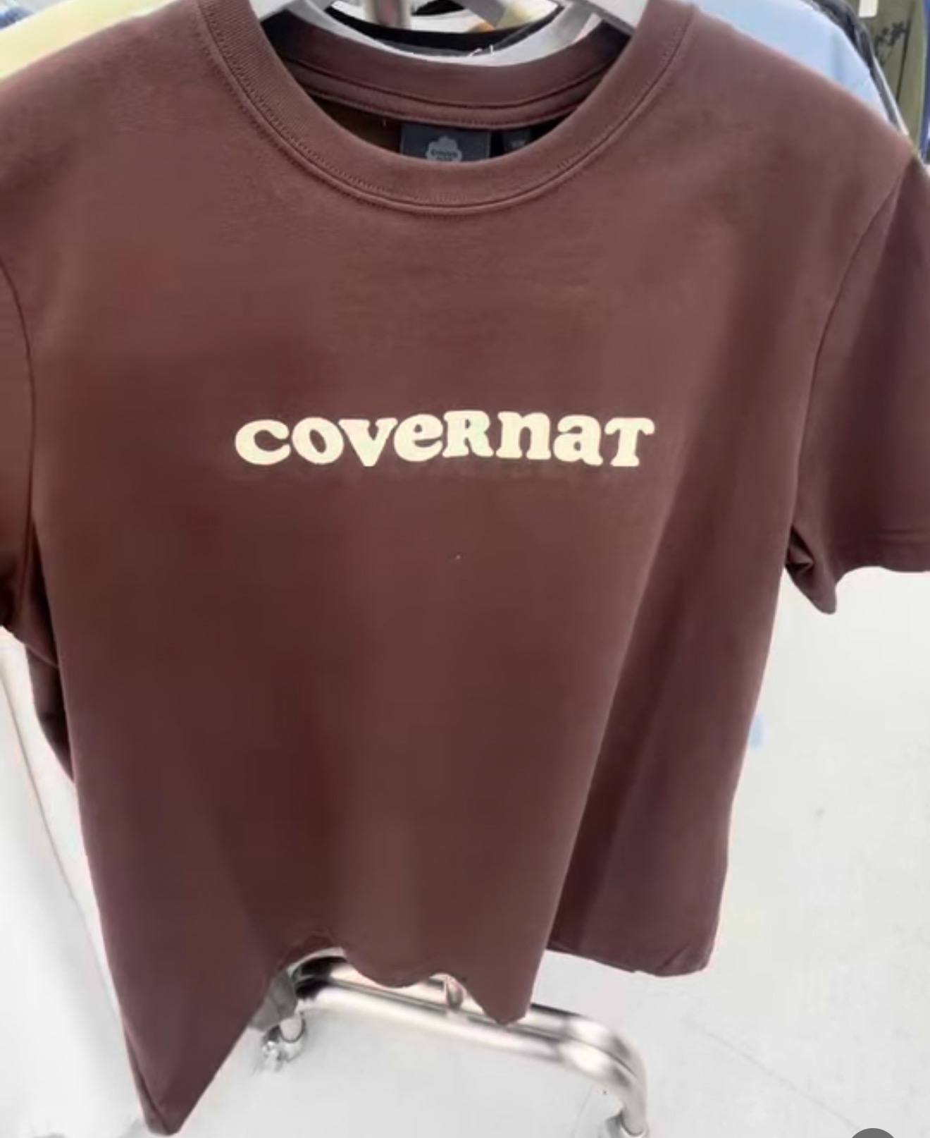 [COVERNAT] Women’s Logo Shirt (Brown)