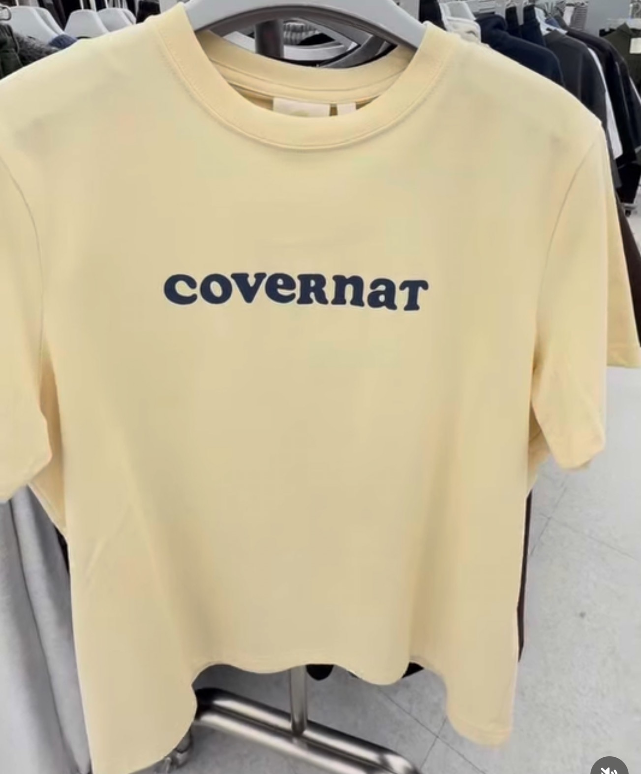 [COVERNAT] Women’s Logo Shirt (Butter)