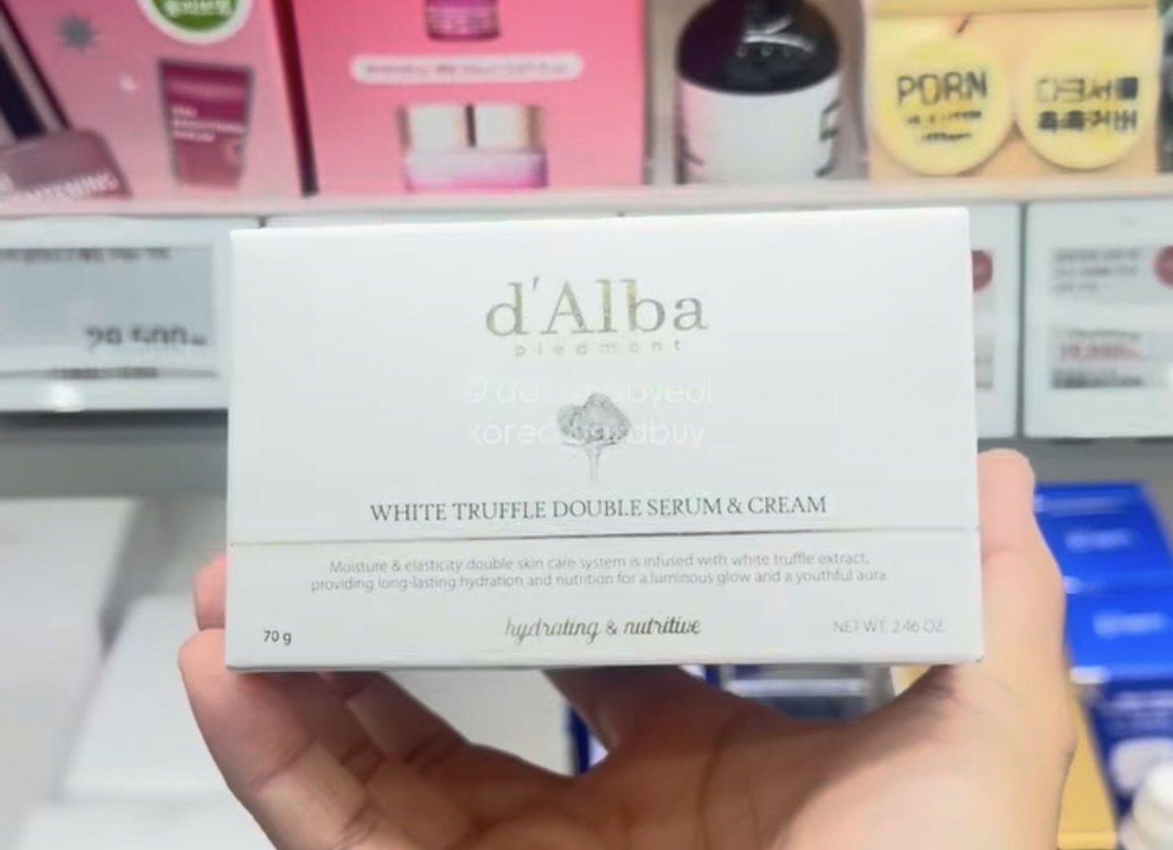[OLIVEYOUNG] Dalba White Truffle Double Serum & Cream