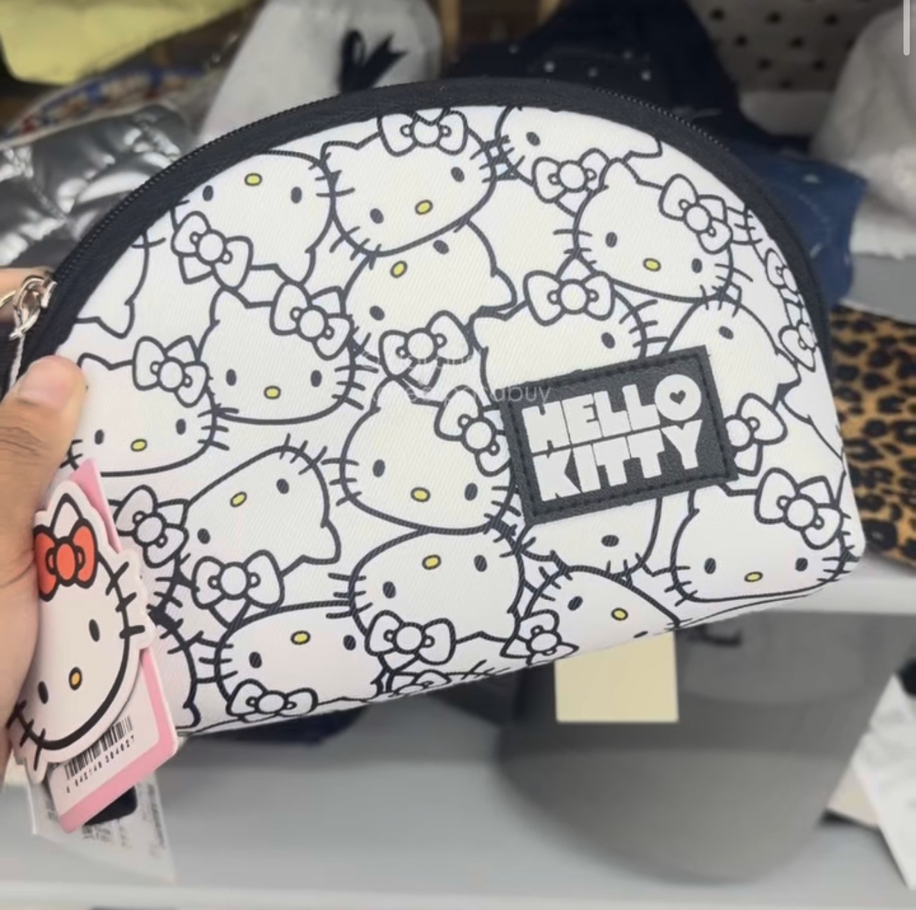 [SANRIO] Hello Kitty Pouch ( Black )